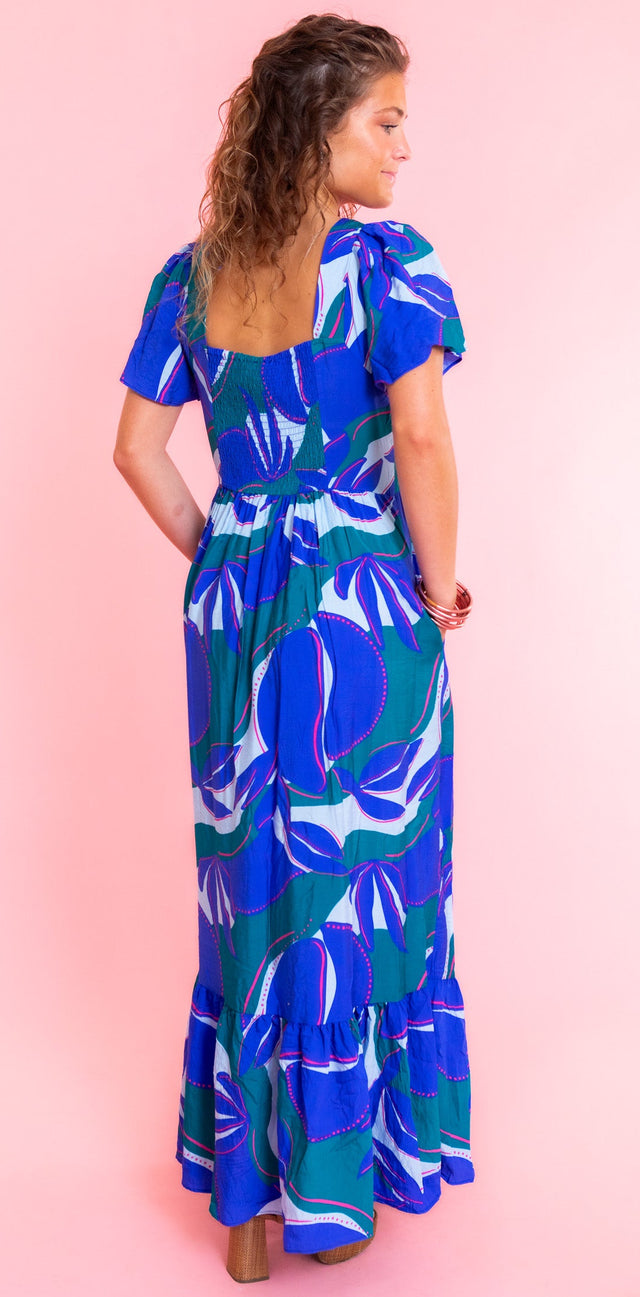 Mary Square | Milena Dress | Shade Blue