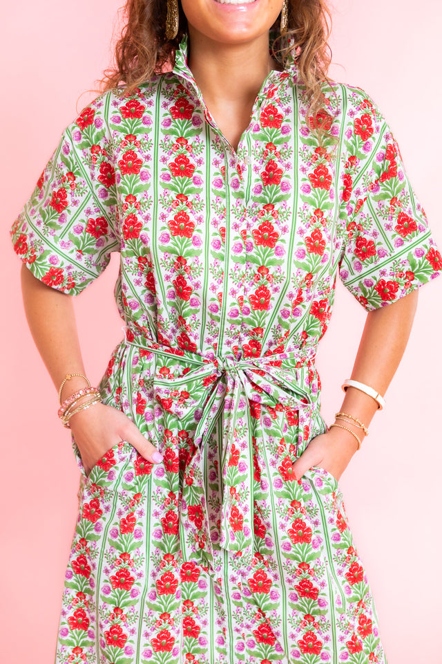 English Garden Midi Dress