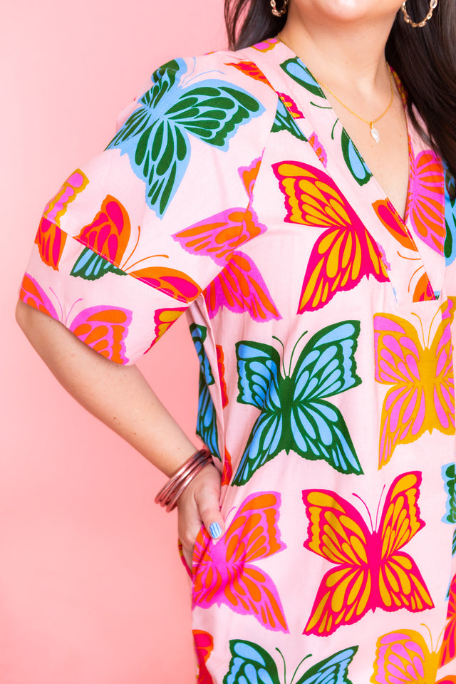 Uncle Frank | Butterflies Shift Dress