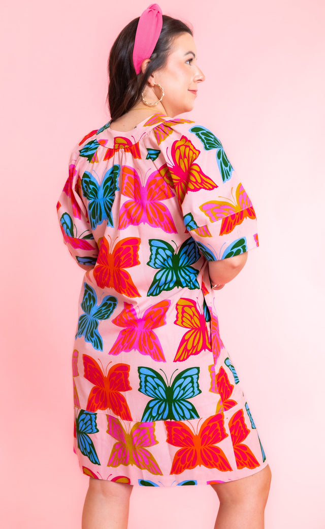 Uncle Frank | Butterflies Shift Dress
