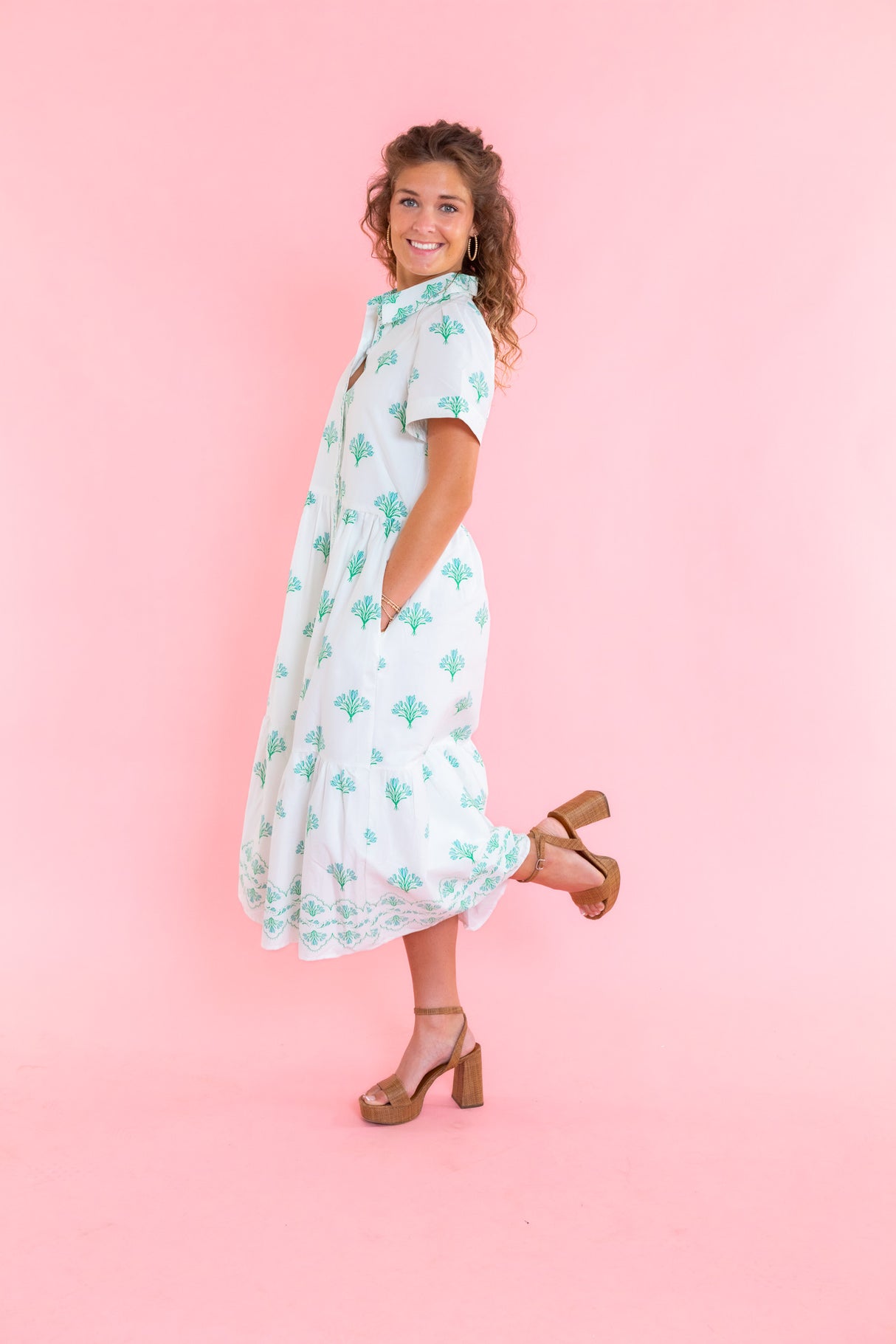 Mary Square | Jema Dress | Bell Blooms Blue