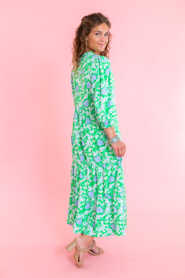 Mary Square | Cameron Dress | Daisy Chain Green