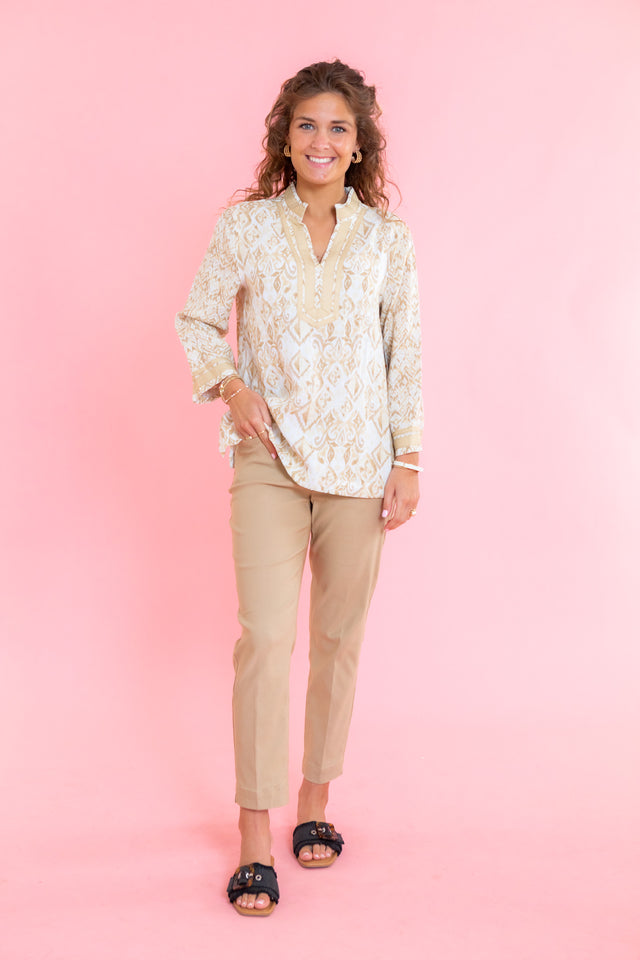 Honey Dune Stripe Top