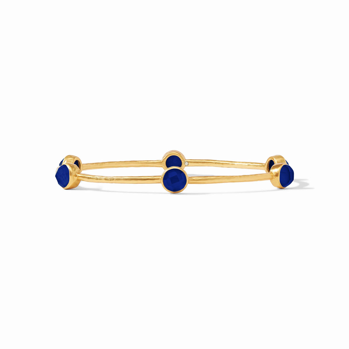 Julie Vos | Milano Luxe Bangle in Iridescent Sapphire Blue