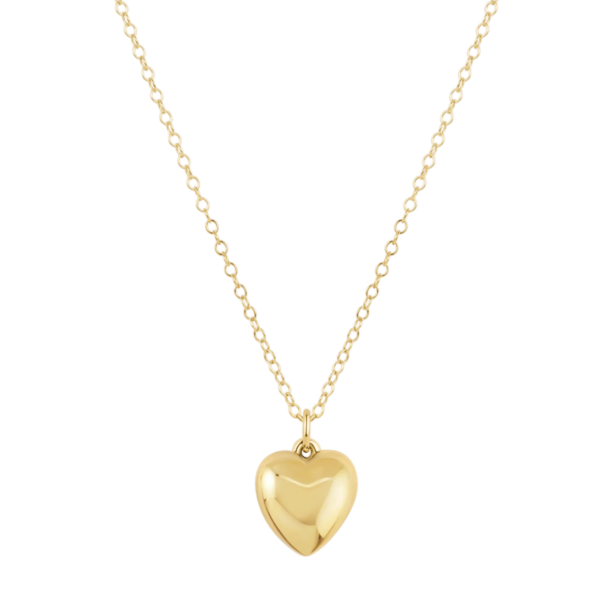 Enewton | 16" Necklace Gold | Love Plush Gold Charm
