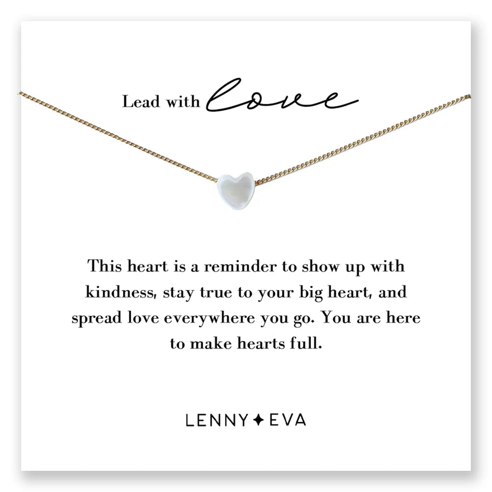 Lenny & Eva | Intentions Symbol Necklace-Heart