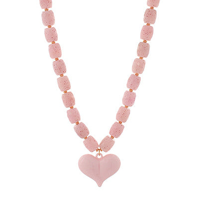 Madison's Exclusive | Acrylic Heart Pendant Necklace