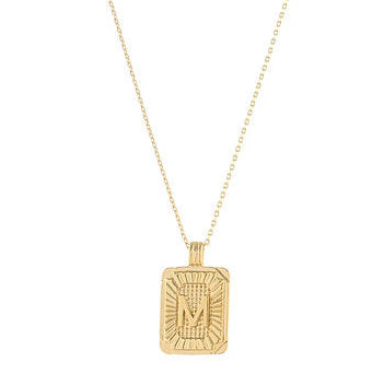 Madison’s Exclusive | Golden Initial Pendant Necklace