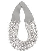 Chunky Multi-Strand Beaded Magnetic Necklace