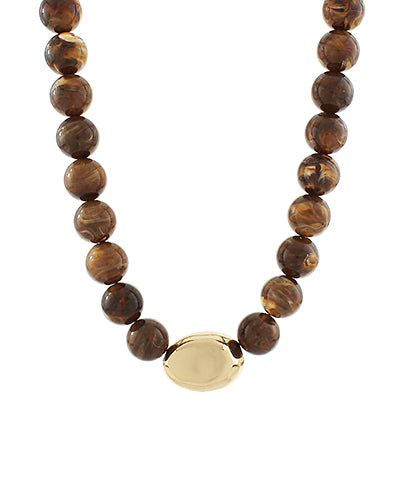 Madison’s Exclusive | Natural Stone Medallion Necklace