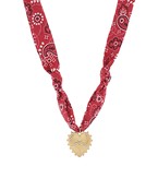 Madison's Exclusive | Heart Pendant Scarf Necklace