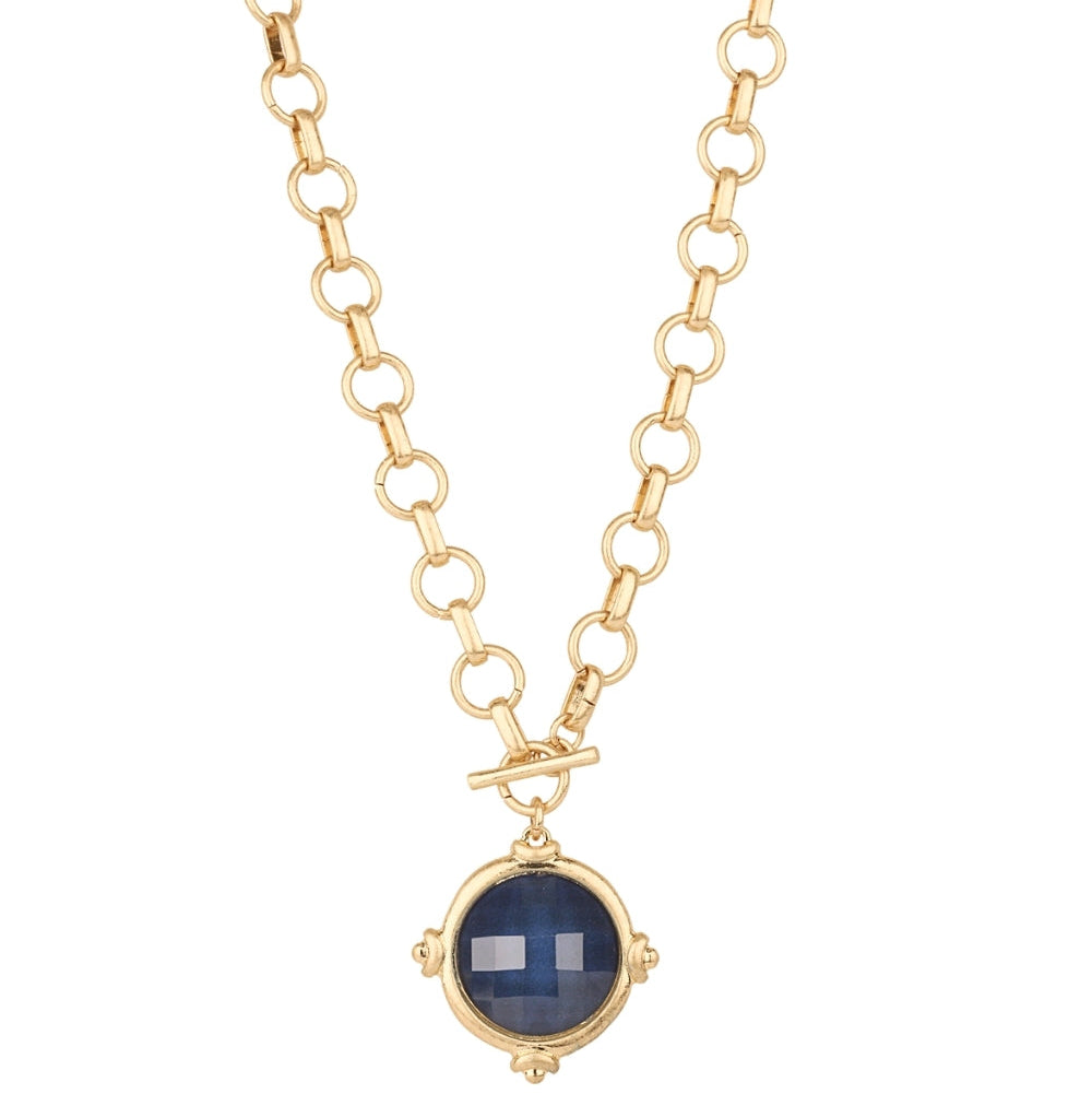 Madison’s Exclusive | Gemstone Charm Necklace