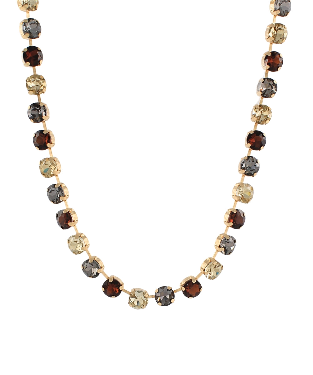 Madison's Exclusive | Champagne & Mocha Sparkle Necklace