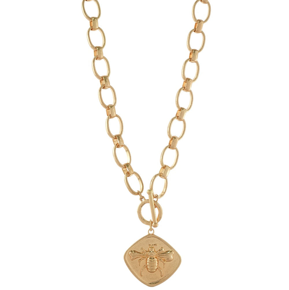 Madison's Exclusive | Queen Bee Pendant Necklace