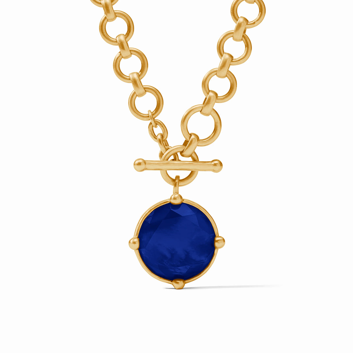 Julie Vos | Honeybee Demi Necklace in Iridescent Sapphire Blue