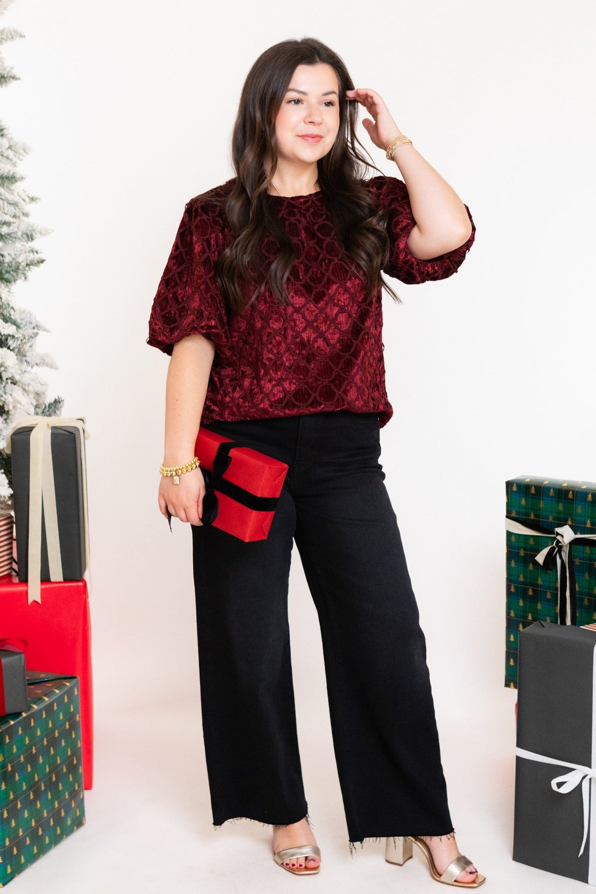 The Annalise Textured Blouse