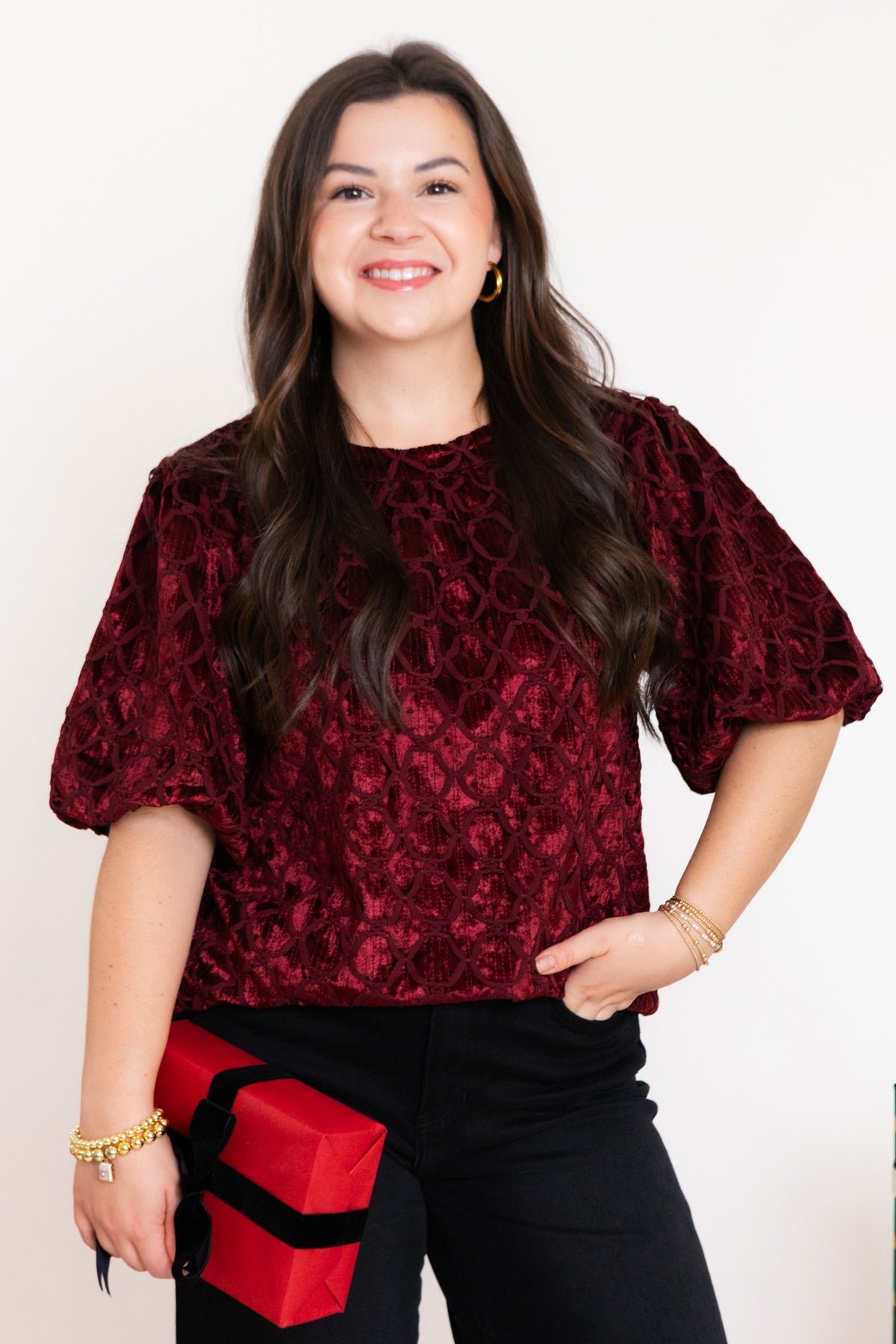 The Annalise Textured Blouse
