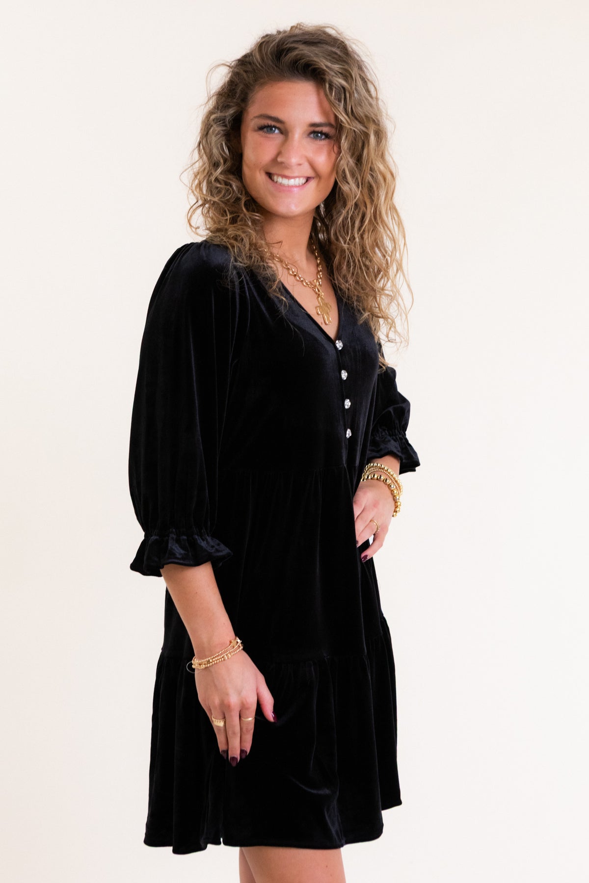 Mary Square | Raya Dress in Black