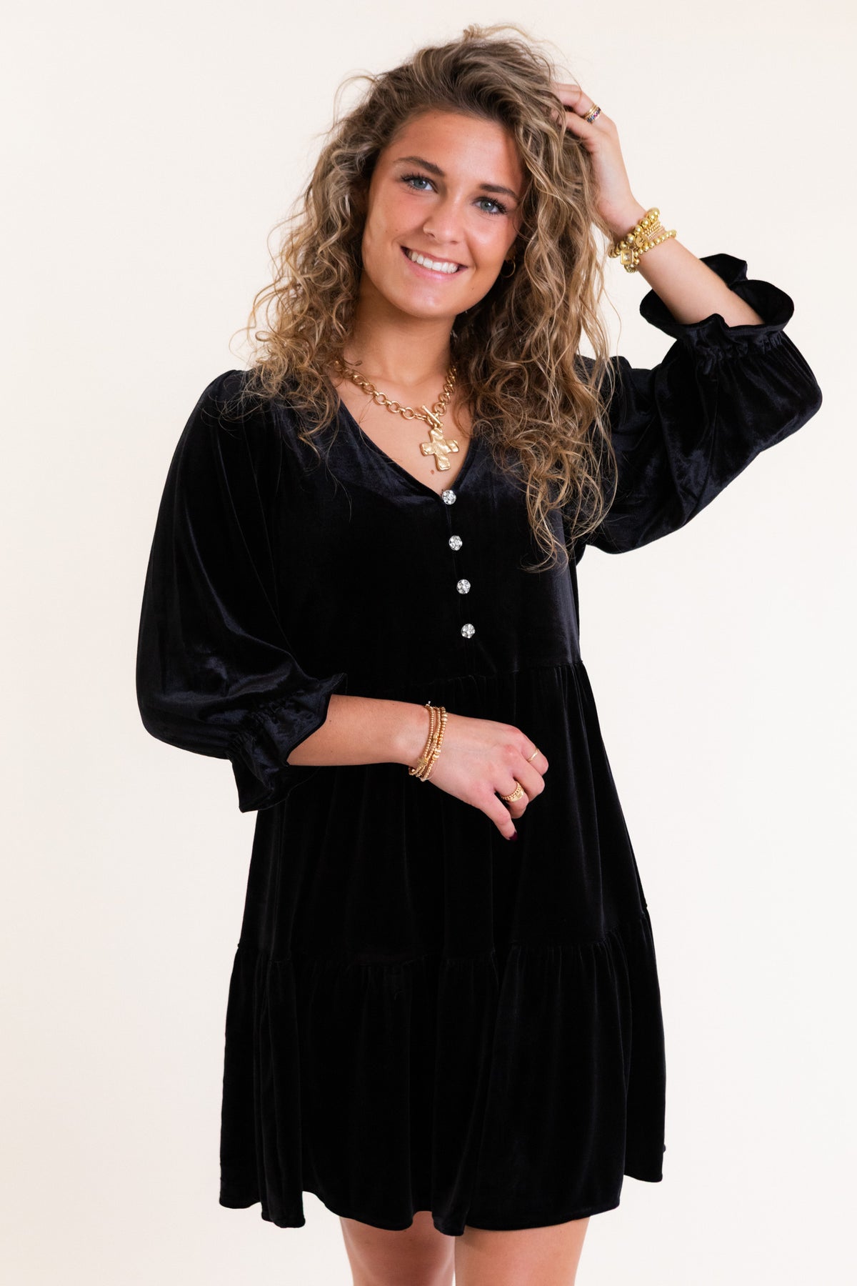 Mary Square | Raya Dress in Black