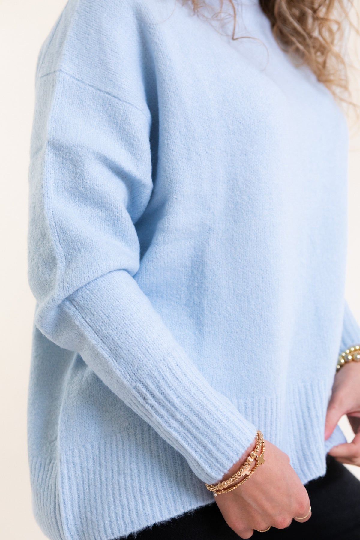 The Lila Oversized Mock Neck Sweater