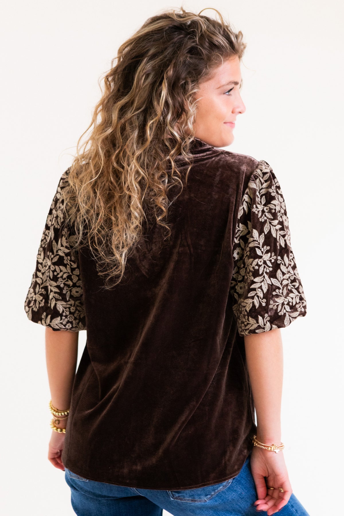 The Ophelia Velvet Blouse