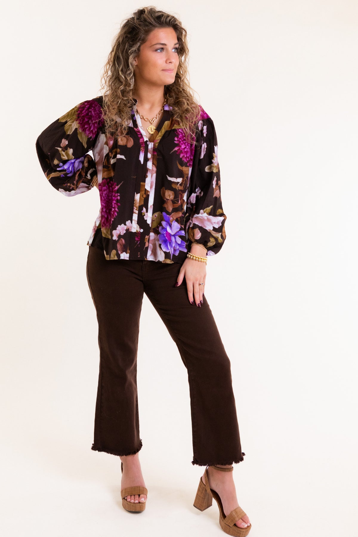 The Violet Bloom Blouse