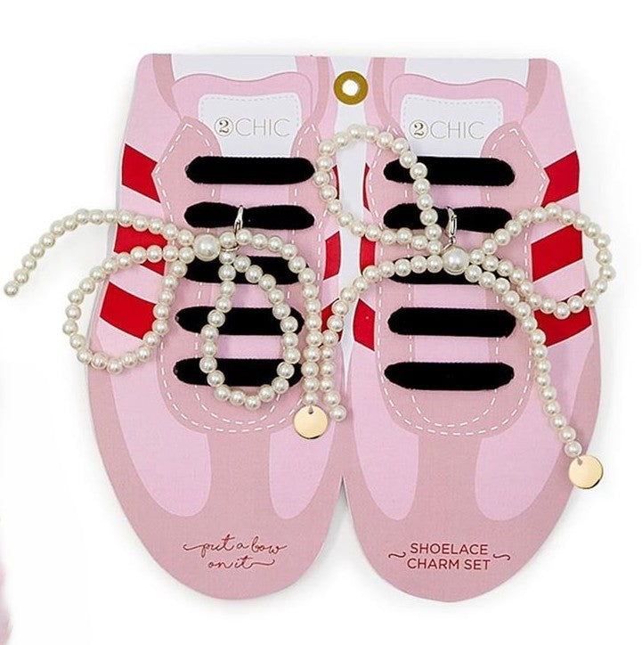 SneakHer Chic Velvet Laces and Bow Charms
