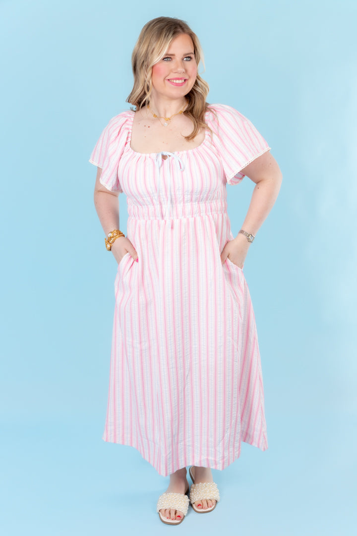 The Colors of Spring Midi Dress (Final Sale) The Colors of Spring Midi Dress (Final Sale)