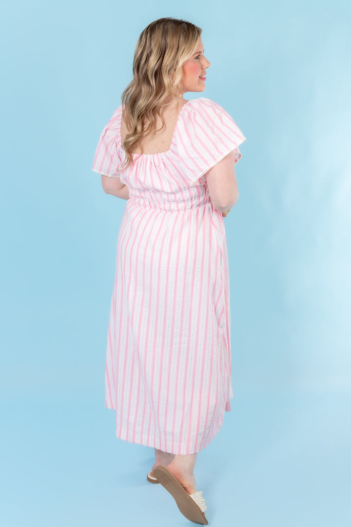 The Colors of Spring Midi Dress (Final Sale)