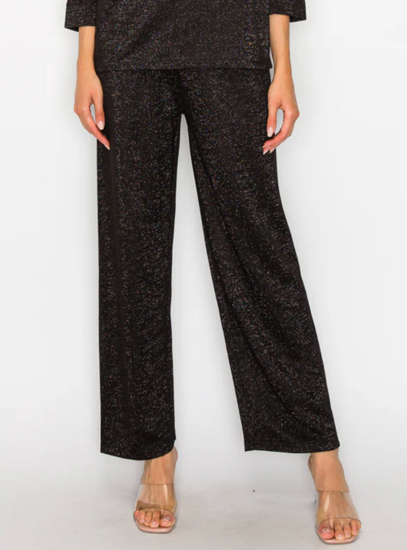 Joh Apparel | Kris Sparkling Knit Pants (Final Sale)