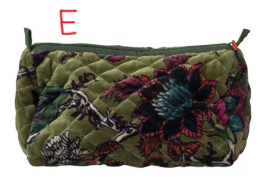 Zip Pouch w/ Interior Pockets & Coating