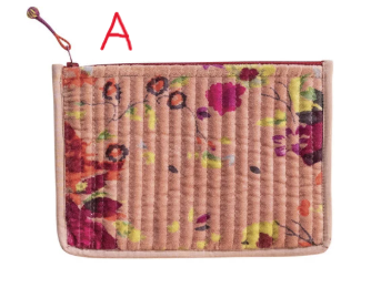 Zip Pouch w/ Interior Coating