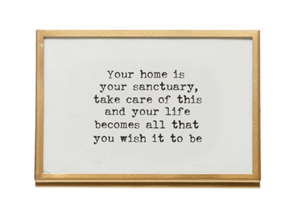 Frame with Easel and Saying - 3 Styles
