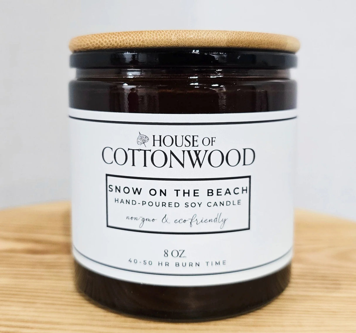House of Cottonwood | Snow on the Beach 8oz Hand Poured Soy Candle