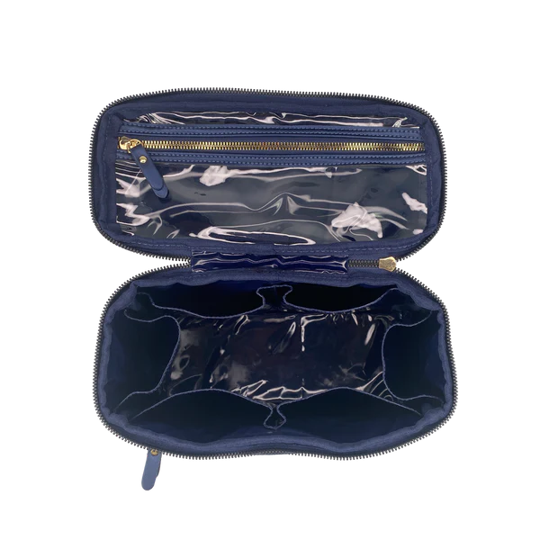 PurseN | Classic Train Case - Greek Navy