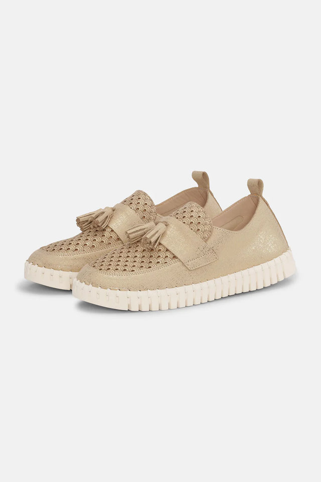 Ilse Jacobsen | Tulip Loafer Tassel - Platin Camel