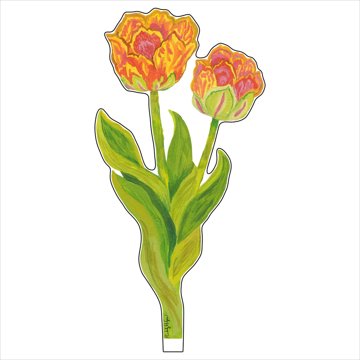 Kimberly Hodges Art | Tulips Small Acrylic Flower
