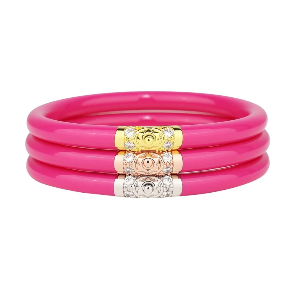 BuDhaGirl Three Kings All Weather Bangles (AWB) Epic Pink
