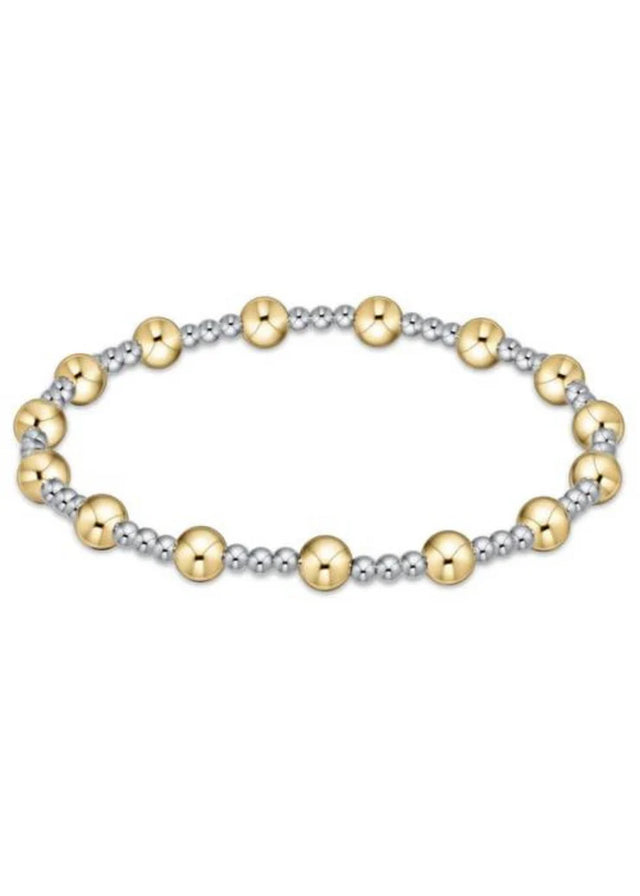 Enewton | Extends Classic Sincerity Pattern 5mm Bead Bracelet - Mixed Metal