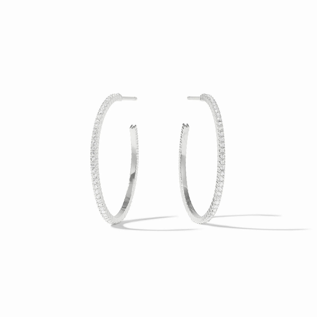 Julie Vos | Windsor Hoop - Silver