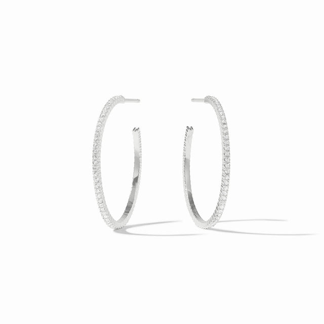 Julie Vos | Windsor Hoop - Silver