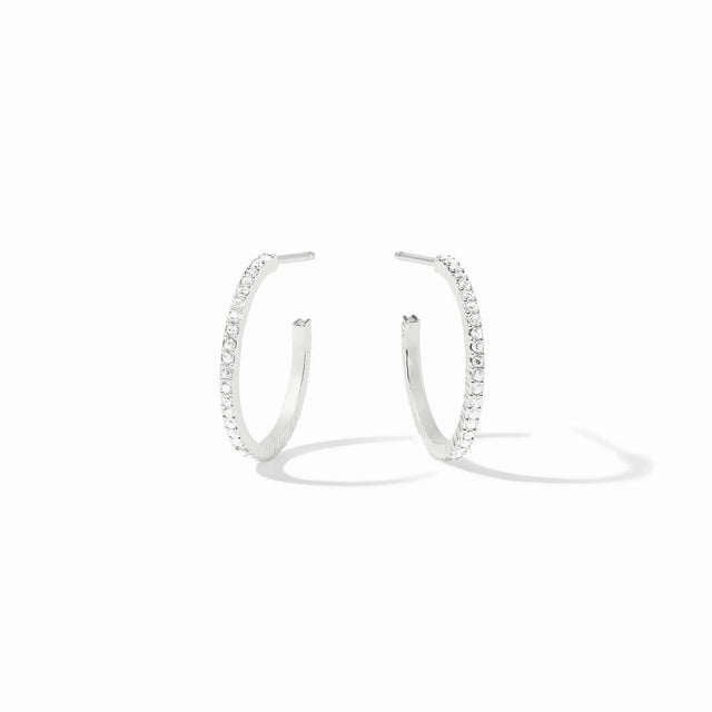 Julie Vos | Windsor Hoop - Silver