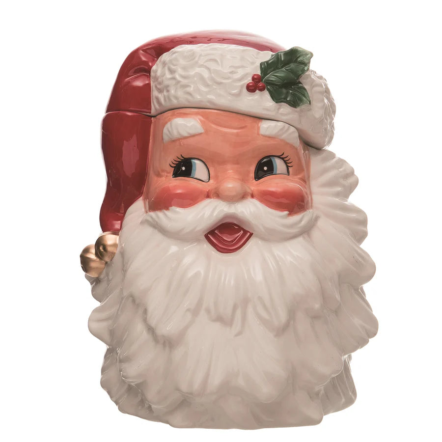 Retro Santa Cookie Jar