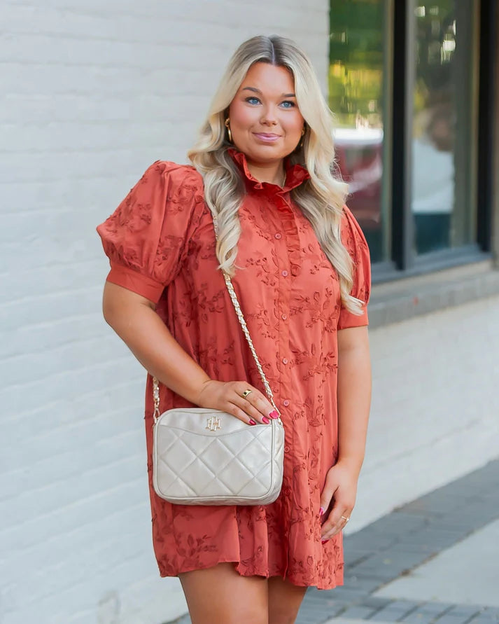 Caroline Hill | Fiona Crossbody - Gold Shimmer LD