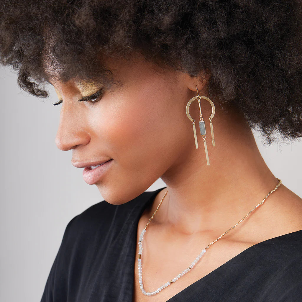 Scout | Dream Stone Earring - Labradorite/Gold
