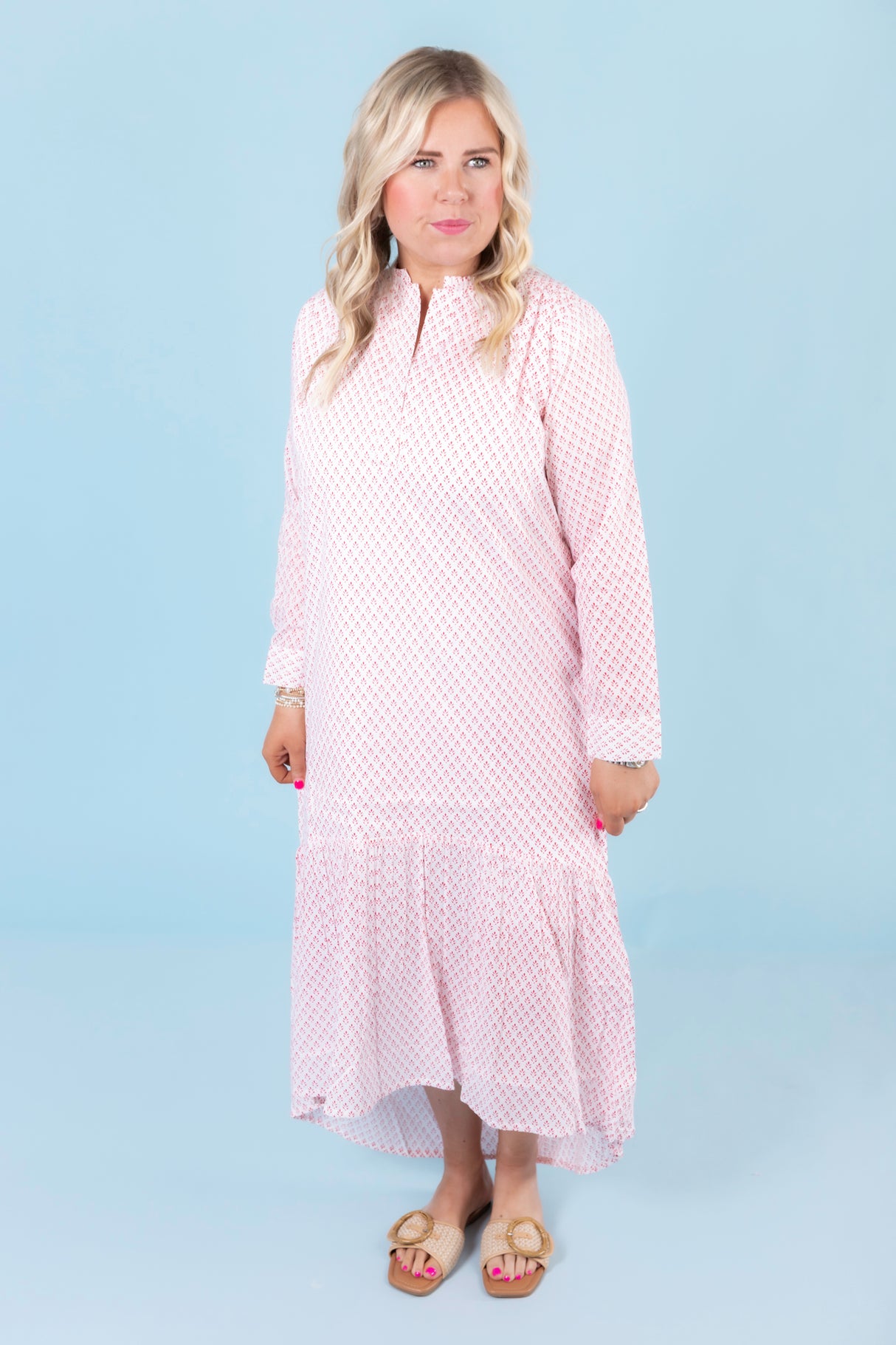 Cotton Printed Voile Steph Dress