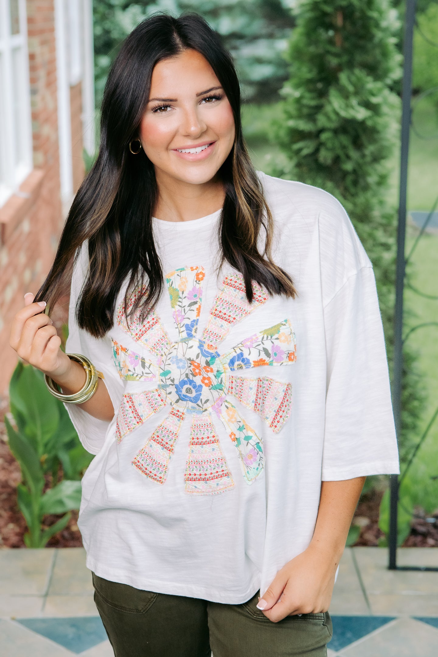 The Patchwork Knit Top