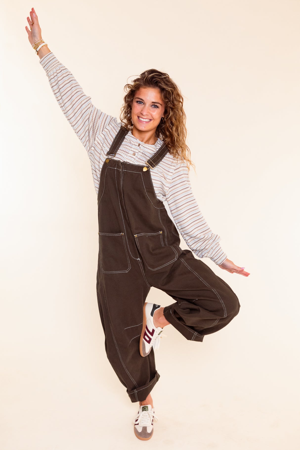 Oak & Olive Utility Overalls