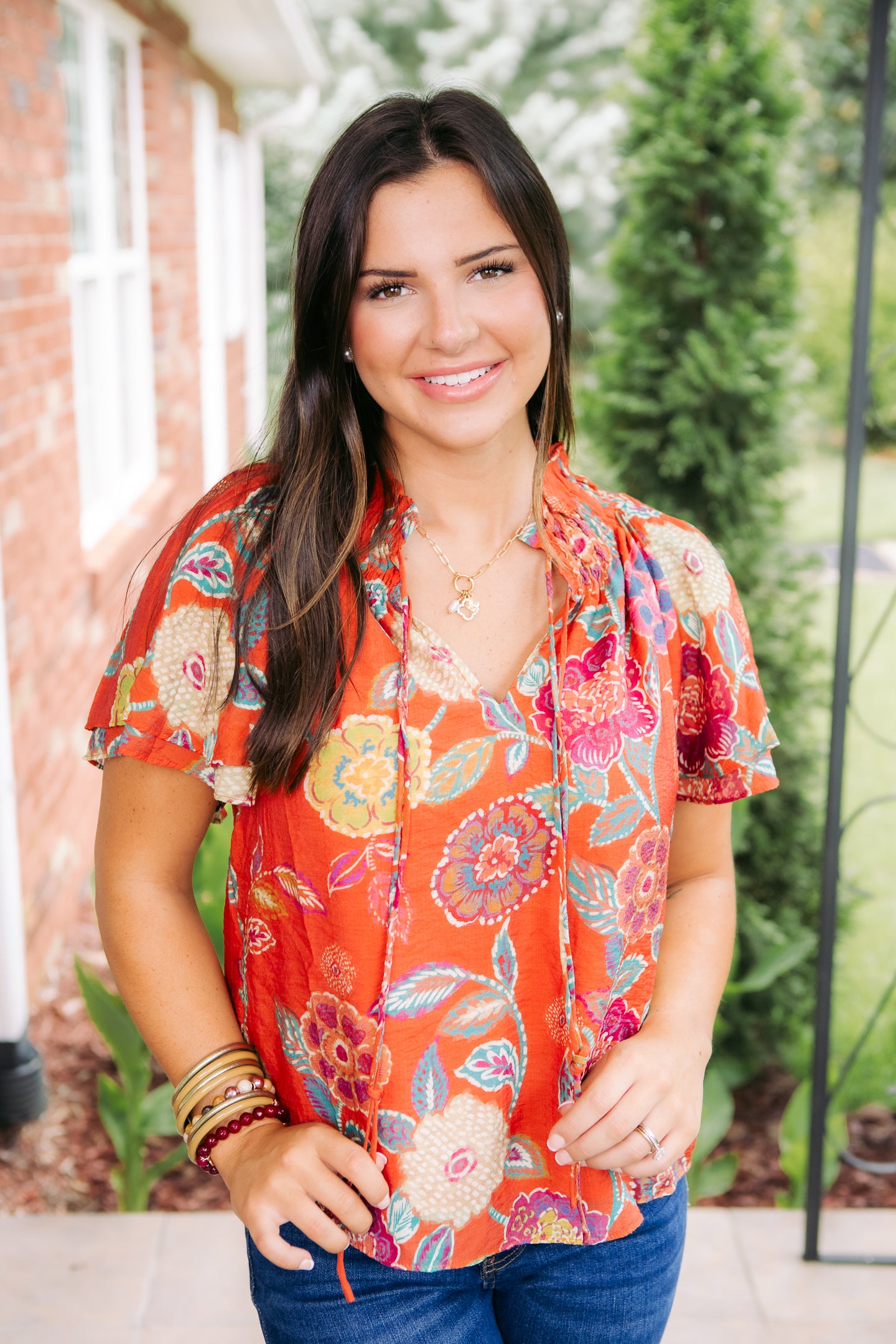 The Adaline Floral Top