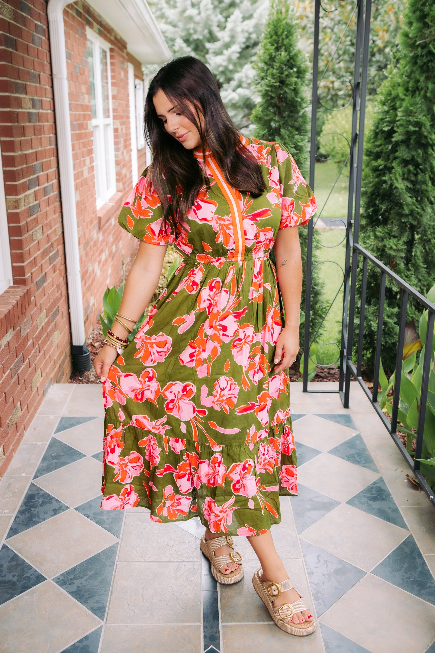 The Pinky Florals Maxi Dress